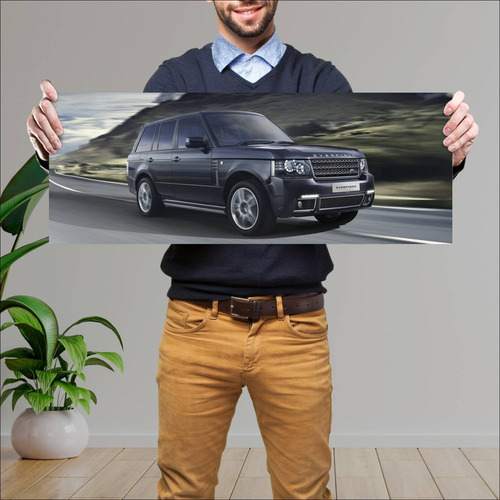 Cuadro 30x80cm Auto 2009 Range Rover Vogue By Ov 98