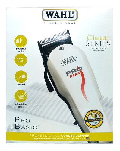 Imagen 5 de 5 de Máquina Cortadora De Cabello Wahl Pro Basic