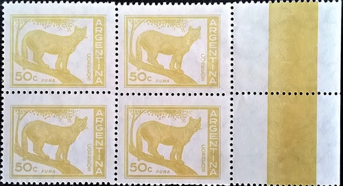 Argentina Fauna, Cuadrito Gj 1125 A Errores 1960 Mint L13869