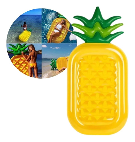 Colchoneta Inflable Piña Anana Gigante Pileta Playa Verano