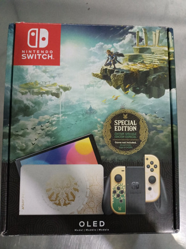 Nintendo Switch Oled Edición Zelda Tears Of Kingdom V.americ