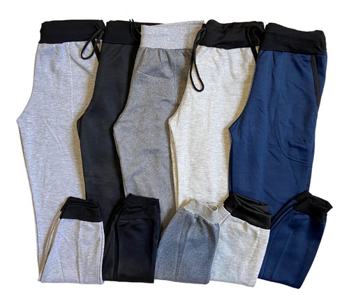 Calça Moletom Masculina Com Punho Peluciada Skinny Academia