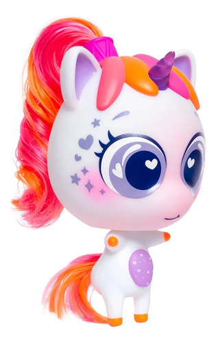 Imagen 6 de 6 de Muñeco Distroller Chikiticornio Churumbela Blanca