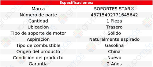 Soporte Motor Trasero S Star Ac 428 8 Cil 7.0l 1967_1973