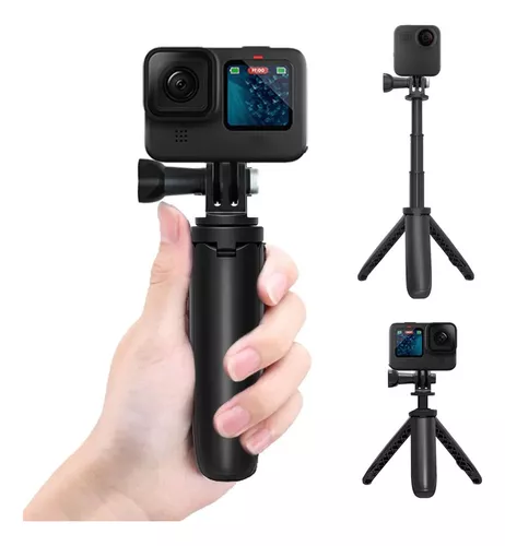 IGWT - tripode mini flexible, revestido en goma eva, con soporte para  celular (gancho selfie). En caja, 3 colores, super precio….