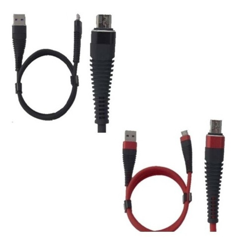 Cable De Datos Cargador Usb A Tipo V8 1 Metro Silicona