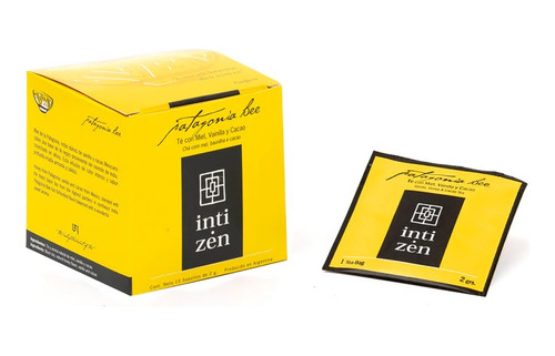 Té Inti Zen Patagonia Bee / Té Negro C/miel,vainilla Y Cacao