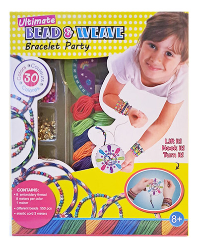 Set Para Armar Pulseras Bijou Con Hilos Y Accesorios
