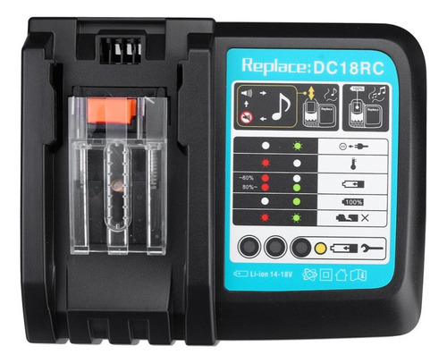 Dc18rc 3a Para El Cargador Batería Makita Series Bl1860/1430