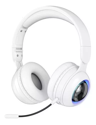 Auriculares Gamer Xinua Bluetooth Rgb Micrófono Desmontable