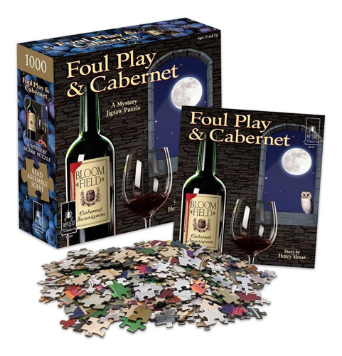 Bepuzzled Classic Mystery Puzzle - Juego Sucio Y Cabernet, R