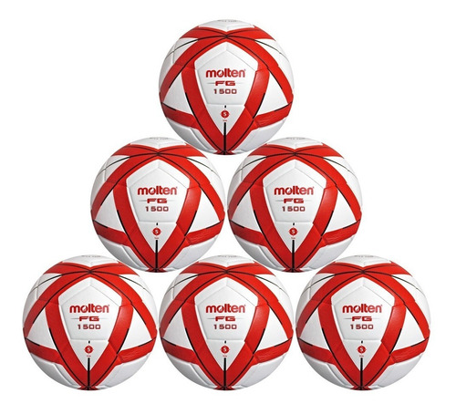 Paquete De 6 Balones Molten Forza F5g1500 #5 (f5g1500)