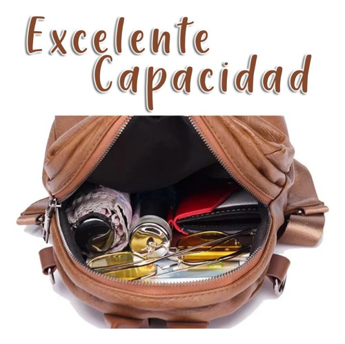 Bolsa Mochila Mujer Multiposiciones Casual Viaje 1101 Sig