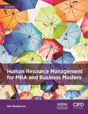 Human Resource Management For Mba And Business Masters - ...