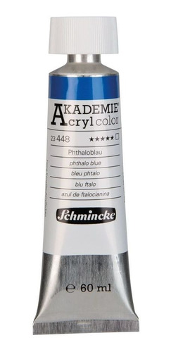 Tinta Acrílica Importada Schmincke 448 Phthalo Blue 60ml