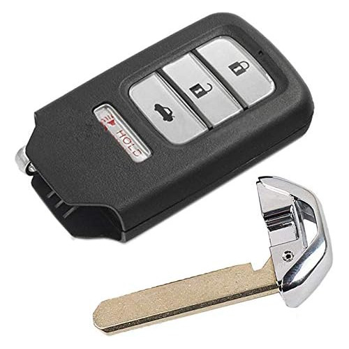 4 Buttons Smart Key Fob Case Shell Fit For Honda Accord...