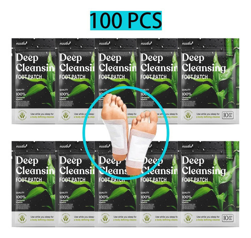 Hyl Parche Térmico For Pies Nuubu De Limpieza Profunda, 100