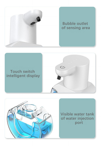Dispensador De Jabón En Espuma Sensor Multifuncional