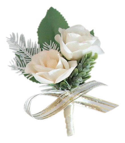 Decoración Novia Ramillete Ojal Rosa Flor Favor