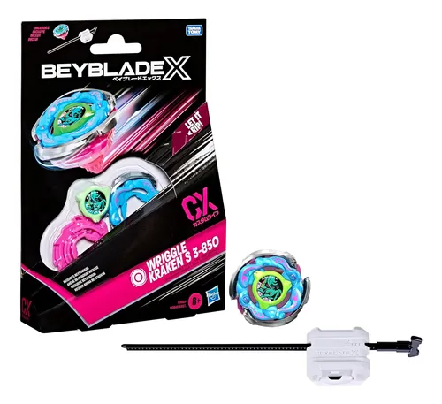 Beyblade X Wriggle Kraken S 3-85o Cx Starter Pack Hasbro