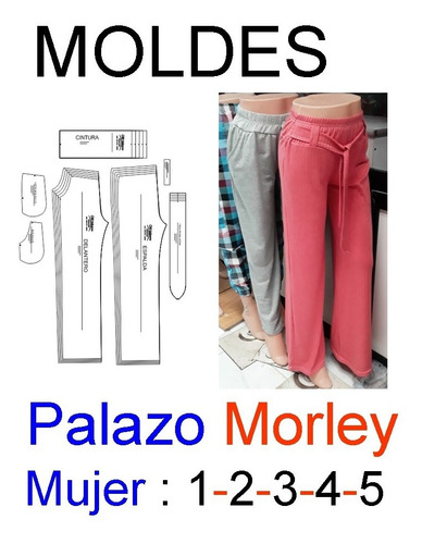 Molderia Industrial Pantalón Palazo De Morley Para Mujer