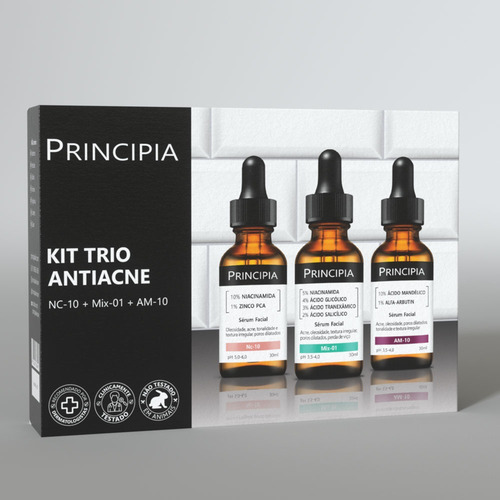 Kit Trio Antiacne Nc-10 + Mix-01 + Am-10