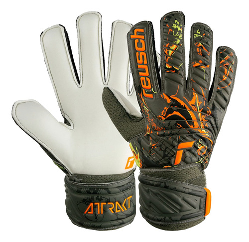 Guantes De Portero Reusch Attrakt Solid Semiprofesional A/b