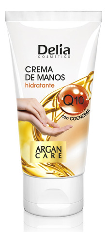 Crema De Manos Hidratante Q10 Y Argan Delia