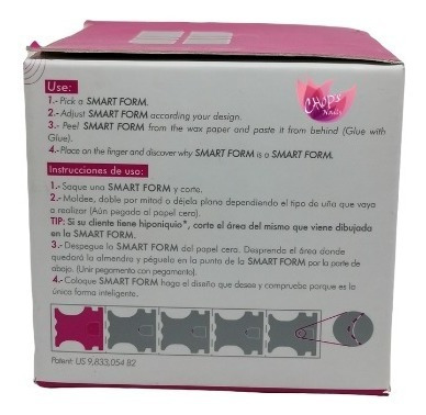 Formas Esculturales Uñas 300 Pz (smartform Nail Factory)