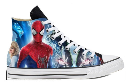 Tenis Modelo Spiderman Para Niño Juvenil En Tendencia Cómodo