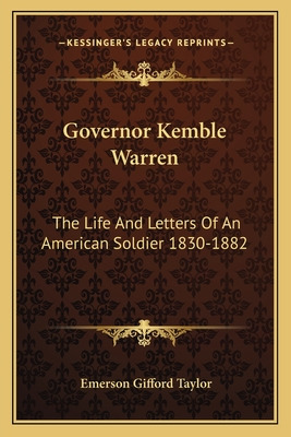 Libro Governor Kemble Warren: The Life And Letters Of An ...