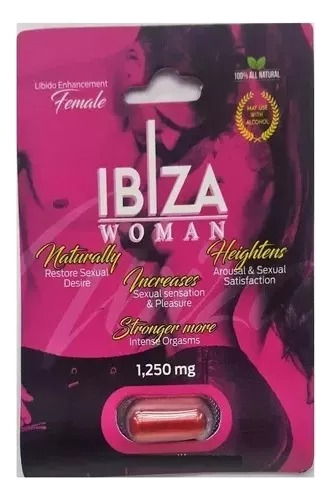 Ibiza Gold Pastilla Vigorizante Mujer 1pz 5 Días De Efecto