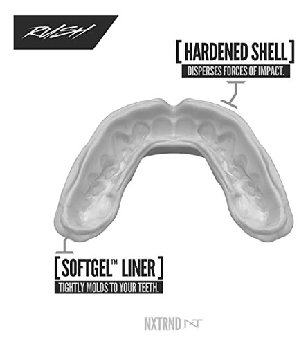 Paquete De 2 Protectores Bucales Nxtrnd Rush Para Deportes Y