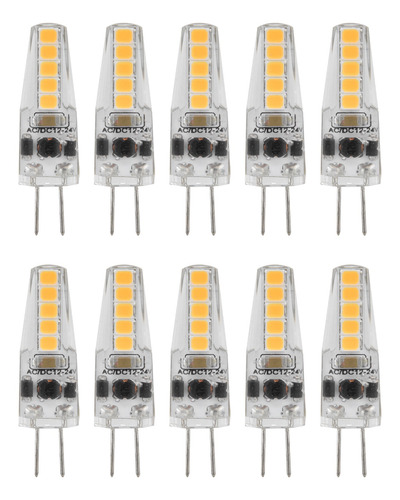 G4 Llevó Los Bulbos 10pcs 2w Bi Pin Base Dimmable Para La Lá
