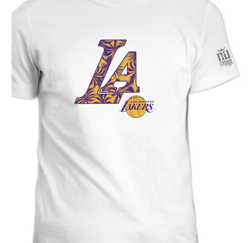 Camiseta Los Ángeles Lakers La Nba Básquet Hombre Ink