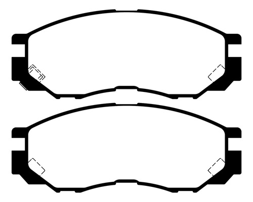 Pastillas De Freno Para Mitsubishi Space Gear 2.5 95/06