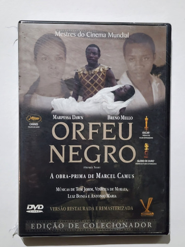 Dvd Orfeu Negro Original Lacrado Marcel Camus