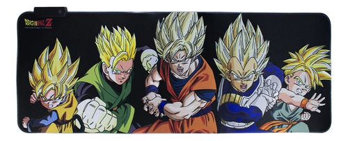 Gaming Mouse Pad Dragon Ball  Luz Led Multicolor Cable 1.5 M