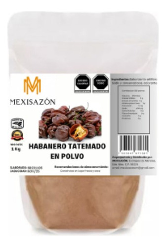 Sazonador Habanero Tatemado En Polvo 1k Para Botanas Premium