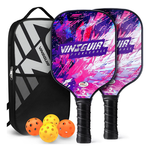 Set De Palas De Pickleball, Set De 2 Palas De Picklebal...