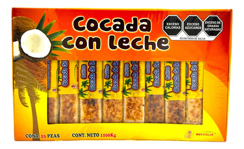 Cocada Con Leche Dulce Tipico Mexicano Dultitlax 20 Pz