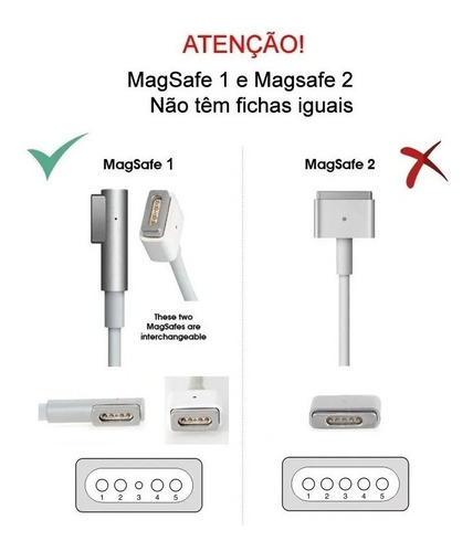 Imagem 3 de 4 de Fonte Carregador Macbook Pro Apple Magsafe 1 85w Mac Bivolt