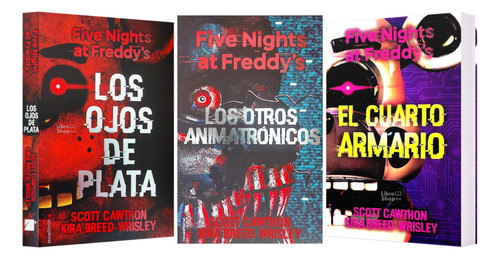 Five Nights At Freddy's Ojos Plata + Animatrónicos + Armario