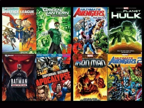 Películas Y Series Animadas De Dc Y Marvel En Español Latino | MercadoLibre