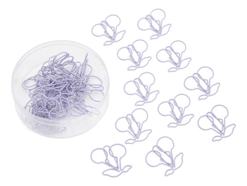 Pinzas De Papel Con Forma De Cereza, 50 Unidades, Con Forma