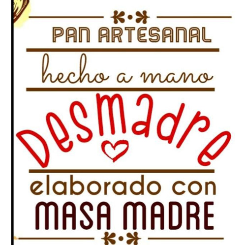 Pan De Masa Madre 100% Puro De 800 Grs.