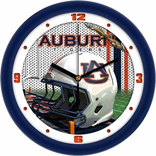 Reloj De Pared - Auburn Tigers - Football Helmet Wall Clock