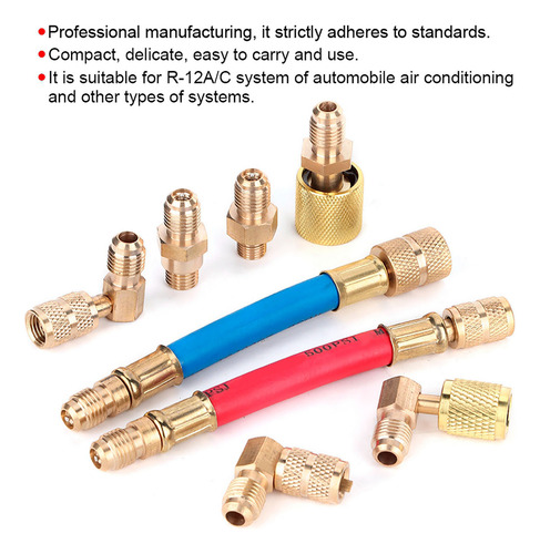 Kit Adaptador De Conector De Refrigeración, 8 Unidades/set,