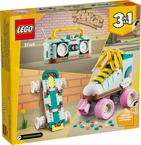 Lego Creator 3en1 De 342 Piezas Patín Retro 31148 