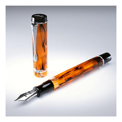 Conklin Duragraph Amber Fountain Pen, Med Nib (ck71342)